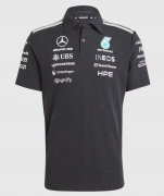 2026 MERCEDES black F1 polo S-5XL